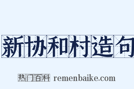 新协和村造句是什么意思的图片